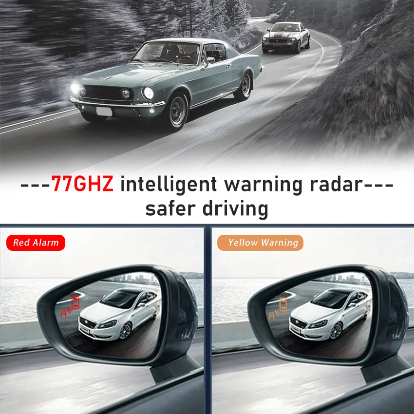 Car Change Lane Aided BSD BSA BSM For Hyundai Celesta Elantra 2011 to 2016 Blind Area Spot Warning 77GHZ Radar Detector For Cars