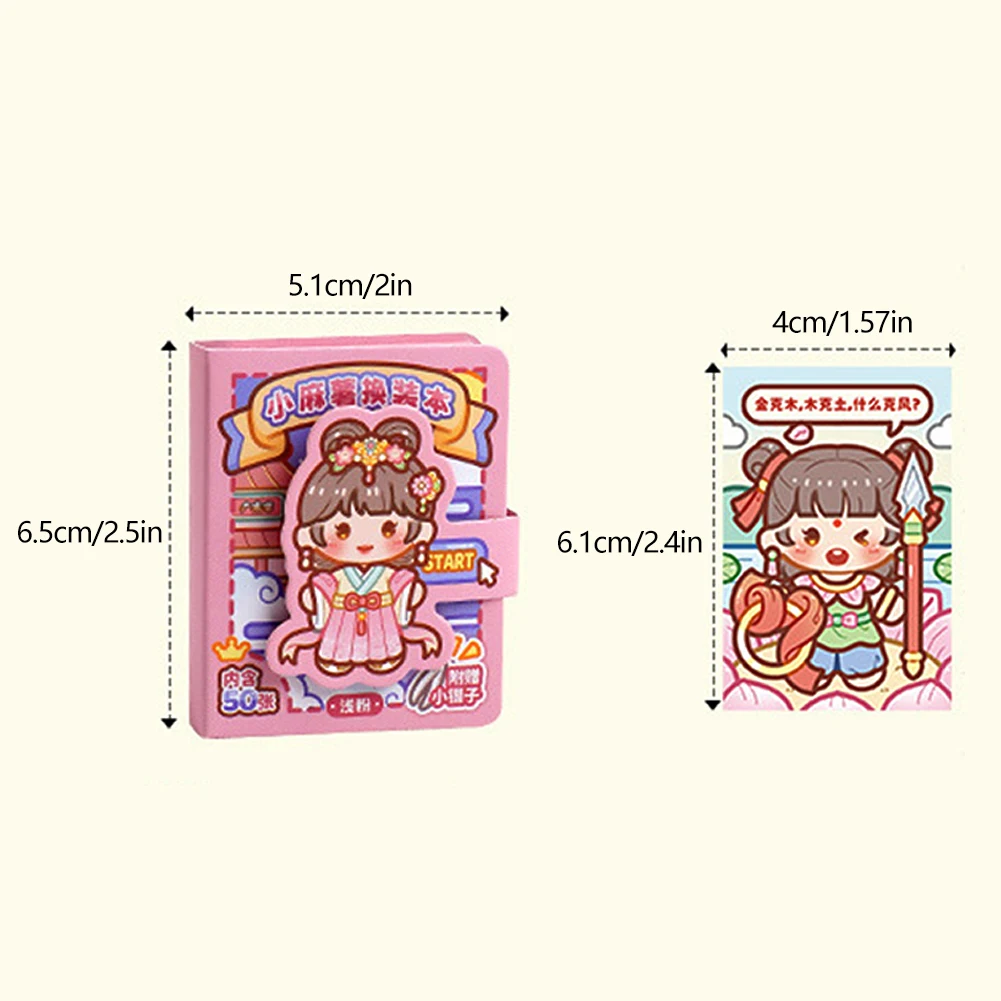 1Set Dress Up Girls dekorative Aufkleber niedlichen Modefiguren Aufkleber Scrap booking Label Tagebuch Kunst Journal Planer – Detail 1