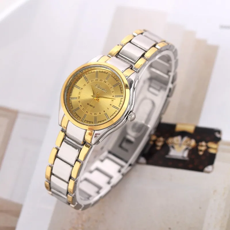 2024 new women\'s watch women\'s round small dial strip nail face temperament Korean fashion quartz watch