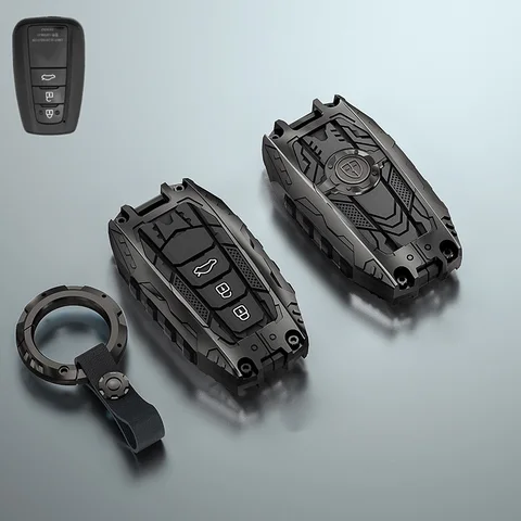 Чехол для автомобильного ключа из цинкового сплава для Toyota Corolla Prius Camry V70 C-HR RAV4 Hybrid Highlander Altis Land Cruiser Prado 150 Avalon