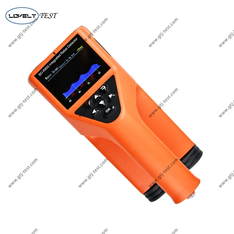 In stock Reinforcement covermeter Scanner Rebar Locator steel pipe detector testing equipment