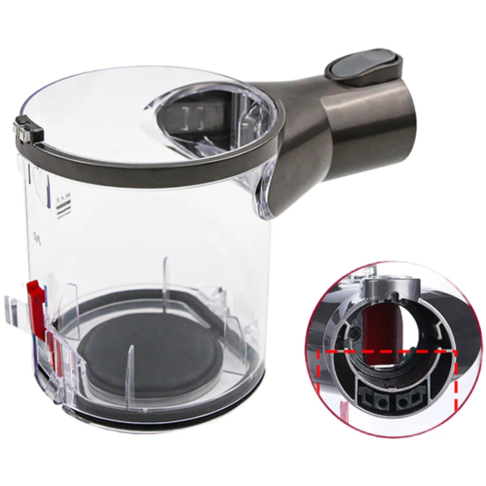 Dust Bin Replacement Bottom Cover for V6 Cordless Vacuum Cleaner Compatible with For Cyclone A Interface B Interface