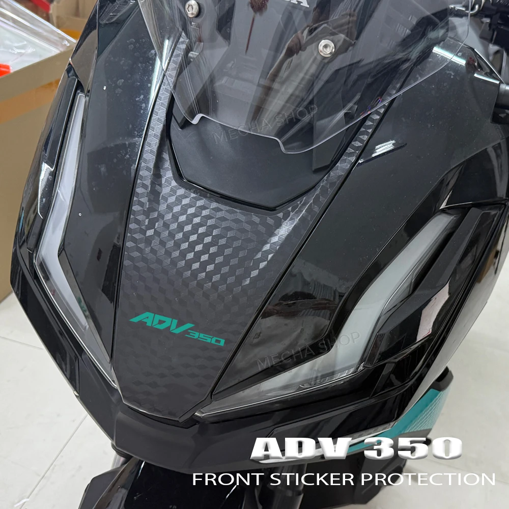

Motorcycle Head Front Fairing Sticker Protection Accessories Waterproof Decortion Decals For ADV350 ADV 350 2025 2024-