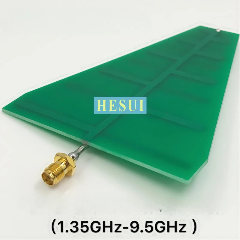 UWB ultra-wideband log-periodic antenna 1.35GHz--9.5GHz