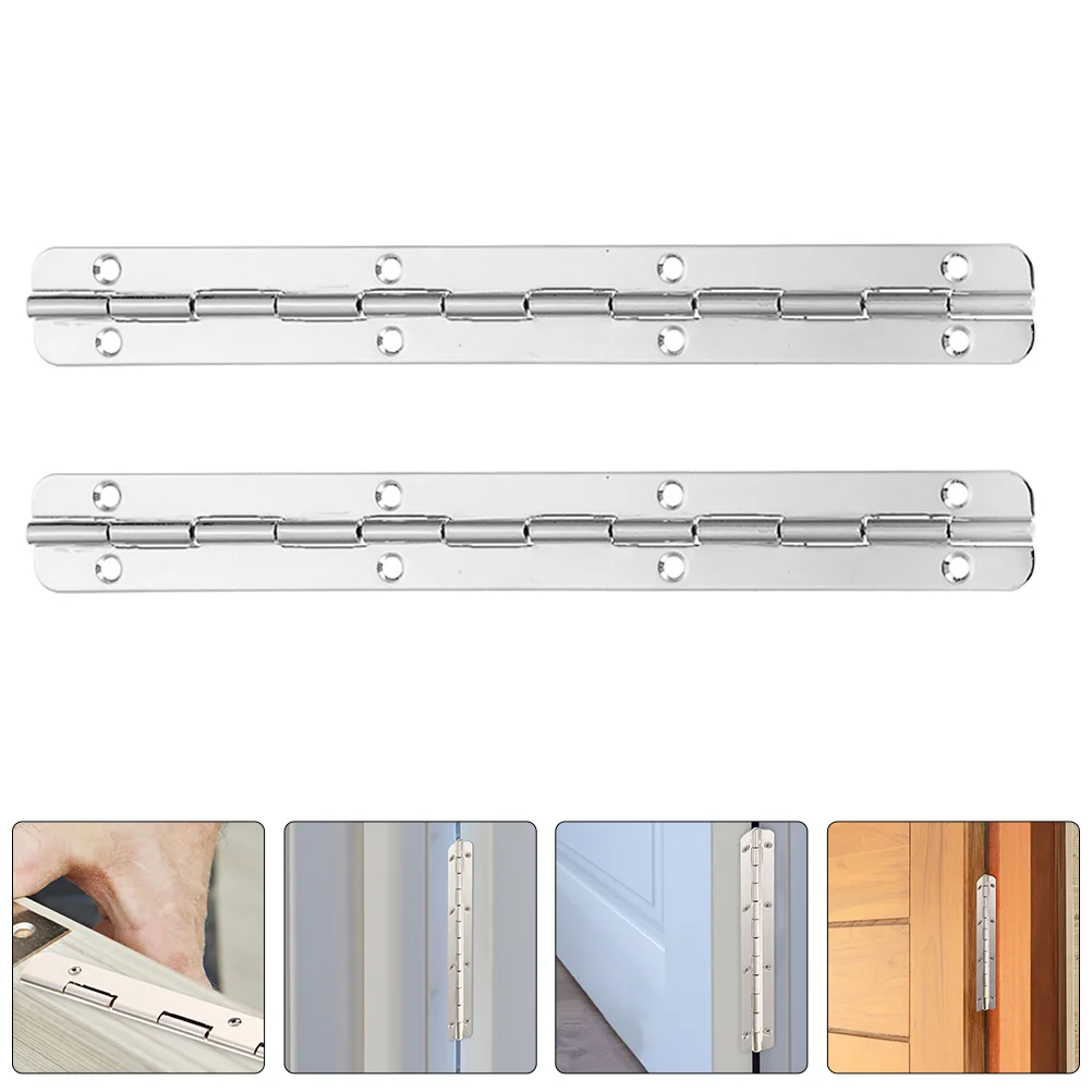 

2pcs Folding Hinges 180 Degree Piano Hinges Long Hinges for Wooden Box Cabinet heavy duty piano hinge