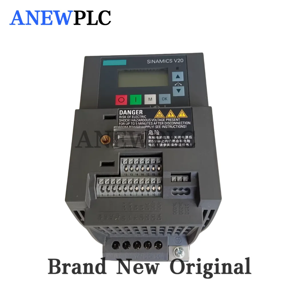Novo módulo plc original sinamics v20 6sl3210,5be17,5uv1