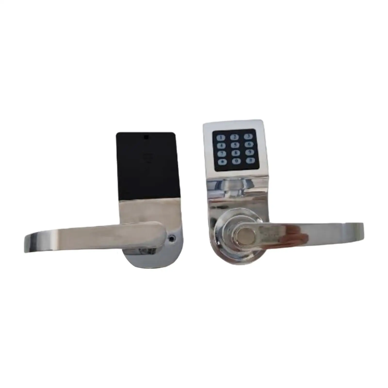 Keypad Door Lock, Unlock with Card, Code and Key, Combination Password Door Lock for Residential, Home Household