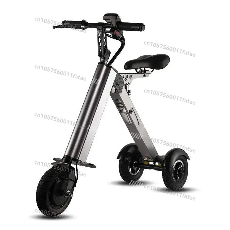

Simple Shape Mini E-Bike，Three-wheel Foldable Electric Scooter for Adult Intelligent Electric Bike Bicycle 250W 36V 7.8Ah