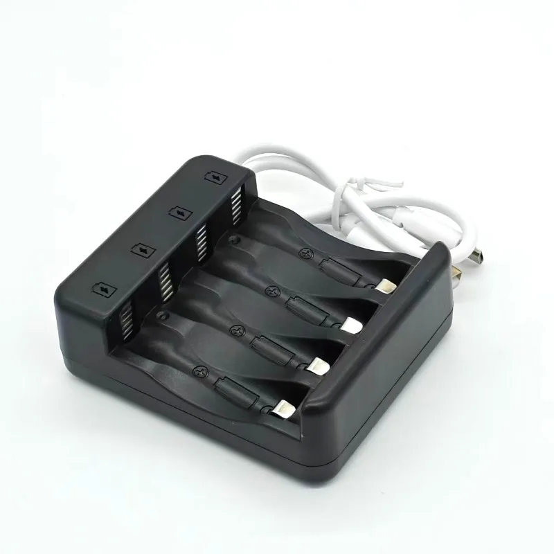 For Rechargeable Ni-Zn Battery 4-slot Smart Fast Charging Smart Ni-Zn Battery Charger Indicator Charging Cable With LED