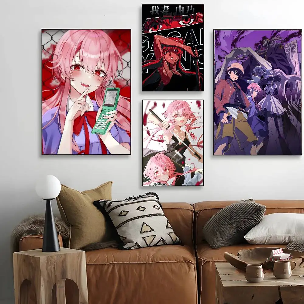 أنيمي الكرتون M-ميراي نيكي المشارك الفن مع المطبوعات غرفة نوم المنزل غرفة المعيشة الديكور هدية #5