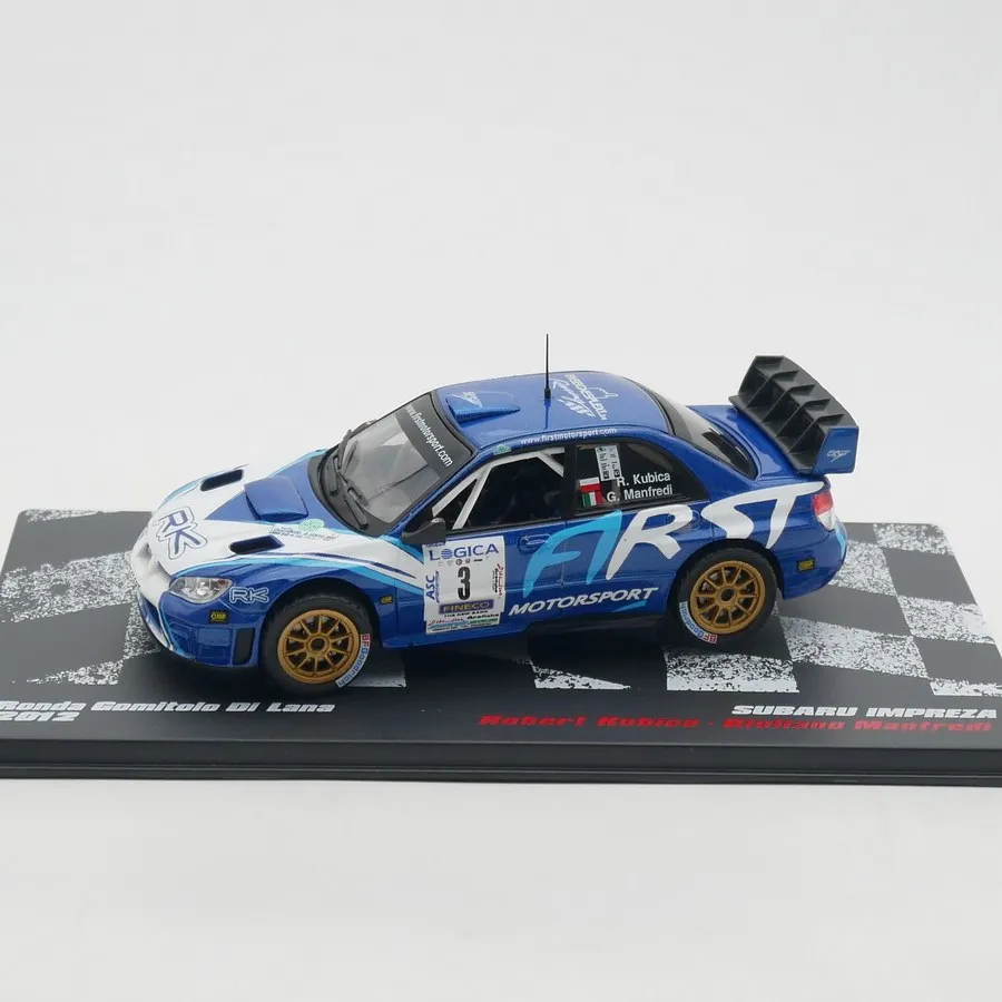 Diecast ixo 1:43 Scale Impreza WRC 2012 Subaru Leopard Rally Alloy Car Model