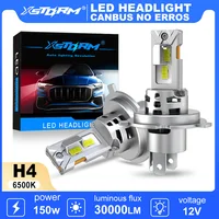 XSTORM H4 luz LED Canbus 30000LM 150W faro LED para coche 6500K bombillas de luz alta y baja de alta potencia con faro de ventilador