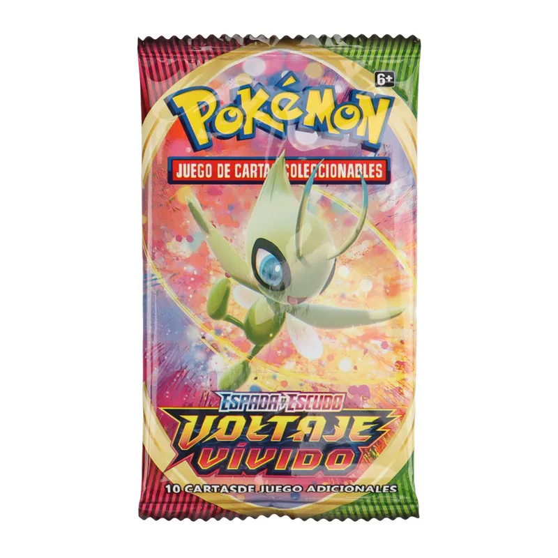 40/360Pcs Spanish Version Pokémon Card TCG: Sword shield Vivid Voltage Booster Box Pokemon Cards 36 Pack Box Gifts