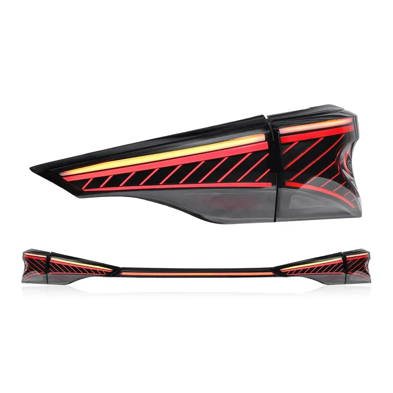 Car Rear Lights For Toyota Sienna 2021-2025 Accessories Tail Lights Modified Through Led Brake Reverse Taillights Assembly