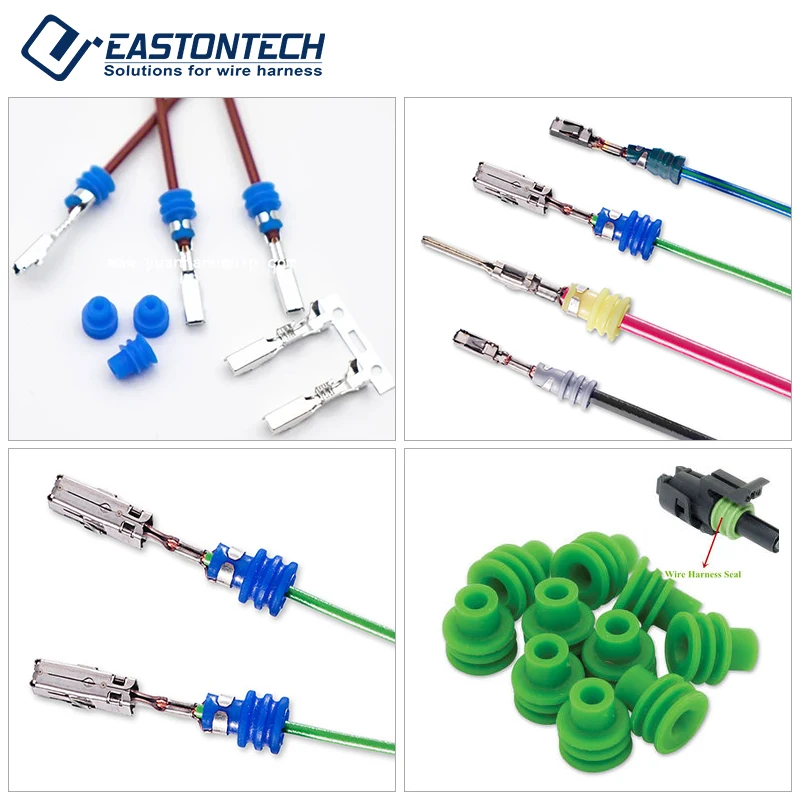 EASTONTECH EW-21H Fully Automatic Single Head Wire Cable Waterproof Seal Plug Inserting Terminal Crimping Machine