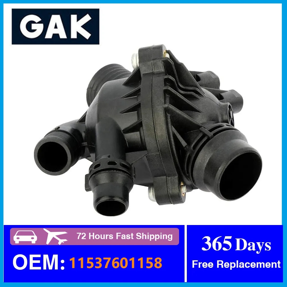 

11537601158 Engine Cooling Thermostat Housing Assembly 103℃ For BMW 1 3 X5 X6 E70 E71 E72 E82 E88 E90 E91 E92 135i 1153-7601-158