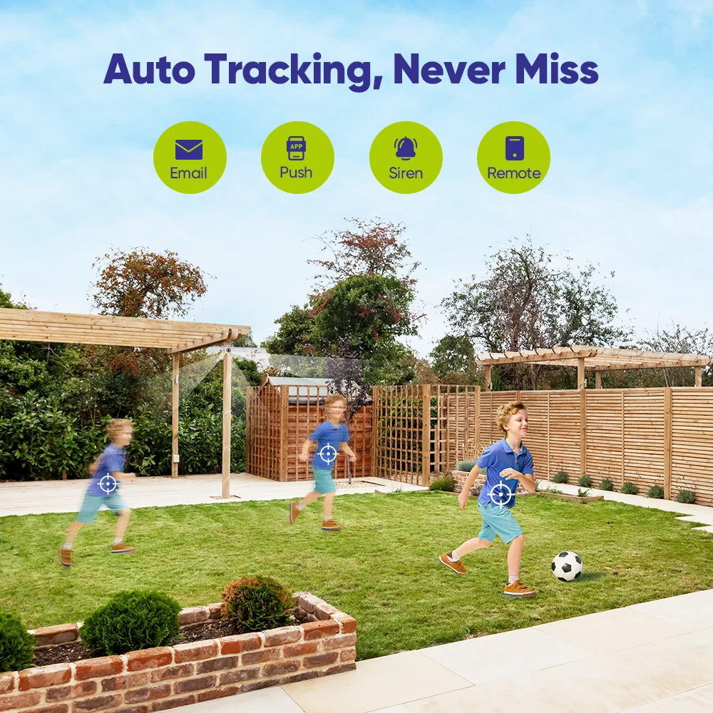 SANNCE 4K POE Sistema di videosorveglianza domestica 8CH POE NVR con telecamere di protezione di sicurezza Kit CCTV Registrazione audio Telecamera IP da 8 MP