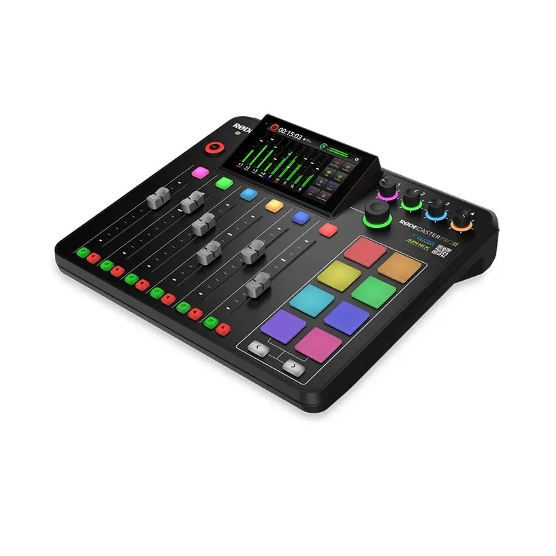 

Профессиональный микшер Rode Caster Pro II, многоканальная внешняя звуковая карта, микшер для записи живых песен, звуковая консоль