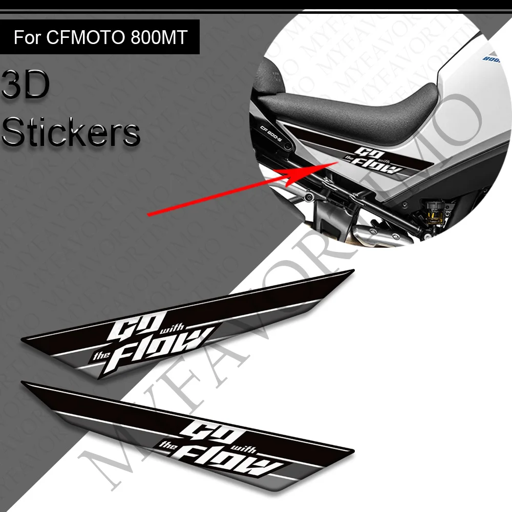 Explore Touring Adventure Protector Tank Pad Grips Kit Knee Fairing Fender Stickers Decals For CFMoto 800MT 800 MT Sport