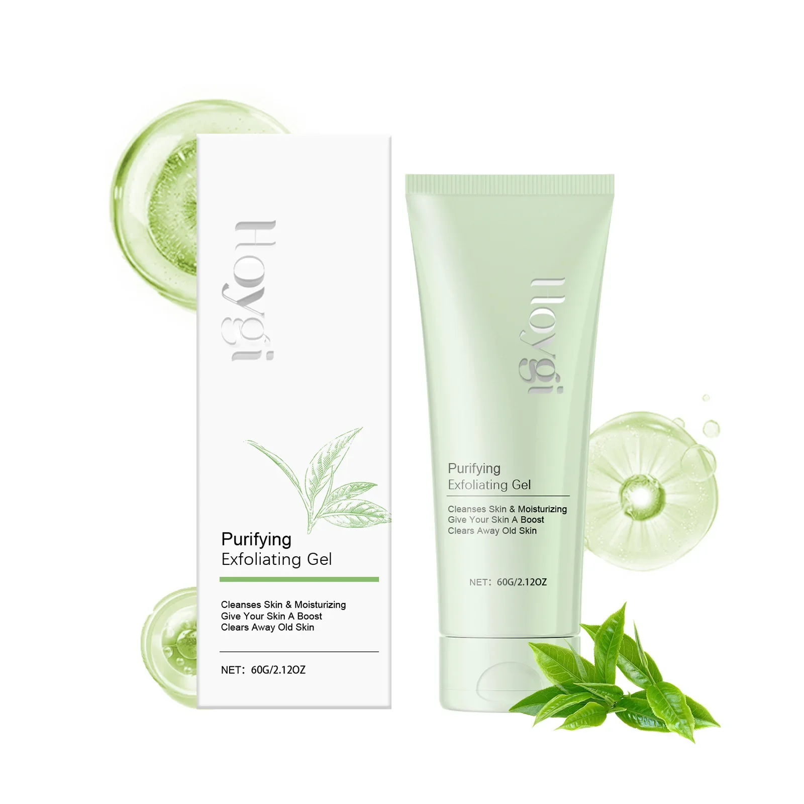 Exfoliating Gel for Sensitive Skin | Gentle and Skin-friendly, Soothes and Moisturizes Skin, Improves Skin Tone and Texture