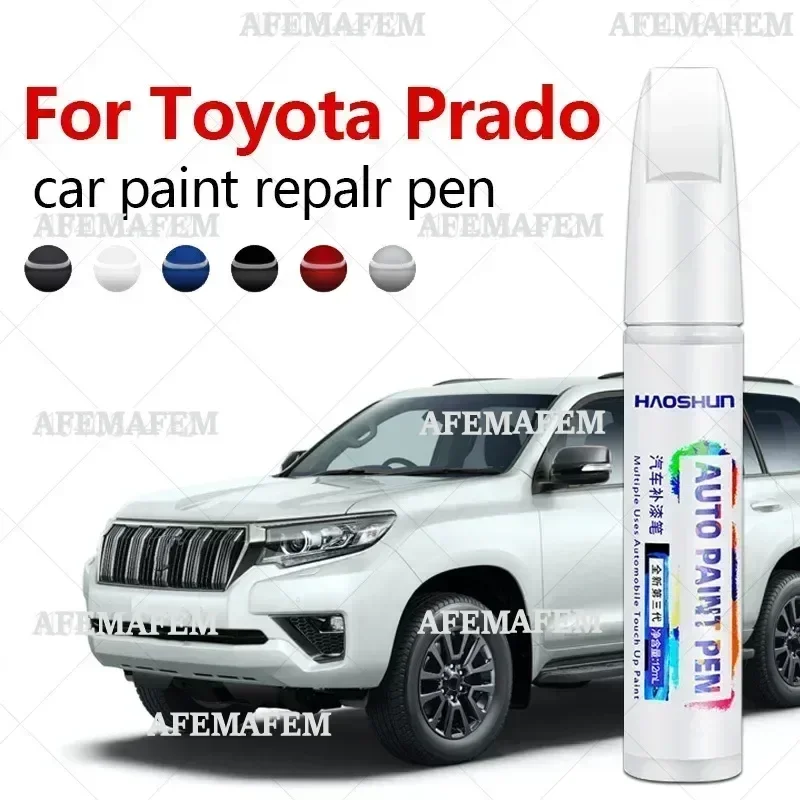 For Toyota Prado 1996-2025 J120 J250 Paint Repair Pen Touch Up Scratch Remover DIY Auto Accessories Black White Gray Red Blue