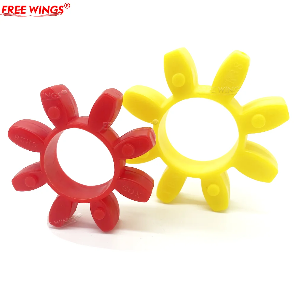 GR Type Coupling Cushion Plum Blossom Elastic Ring Red or Yellow GR14 GR19 GR24 GR28 GR38 GR42 GR48