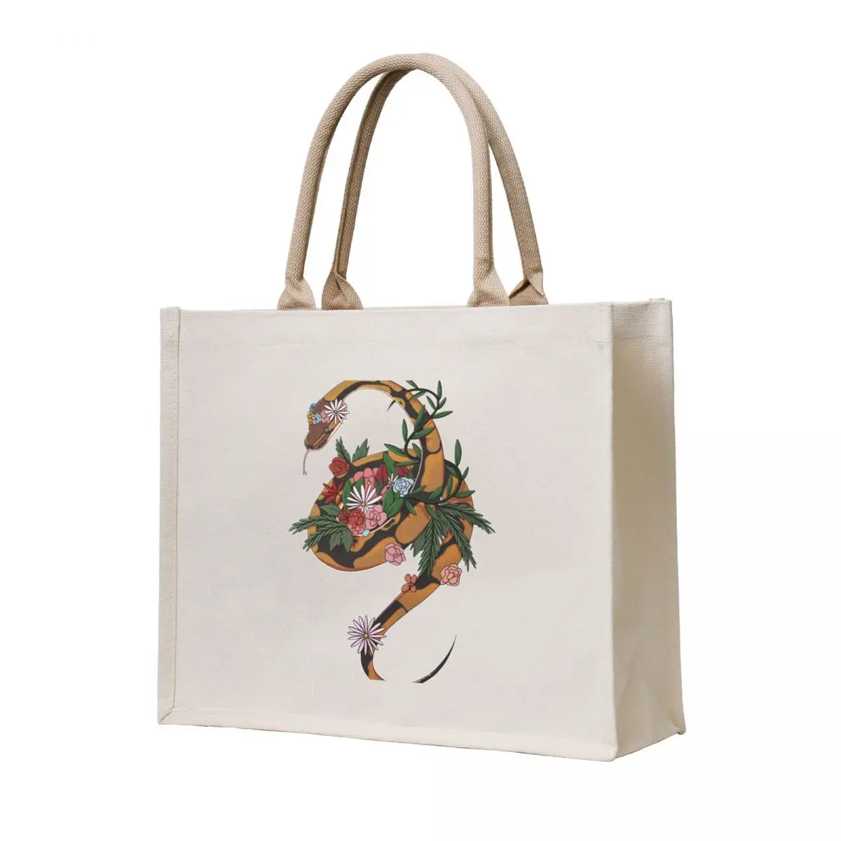 

Snake Garden Tote Bag bag luxury women Women's bags great bag Canvas for women