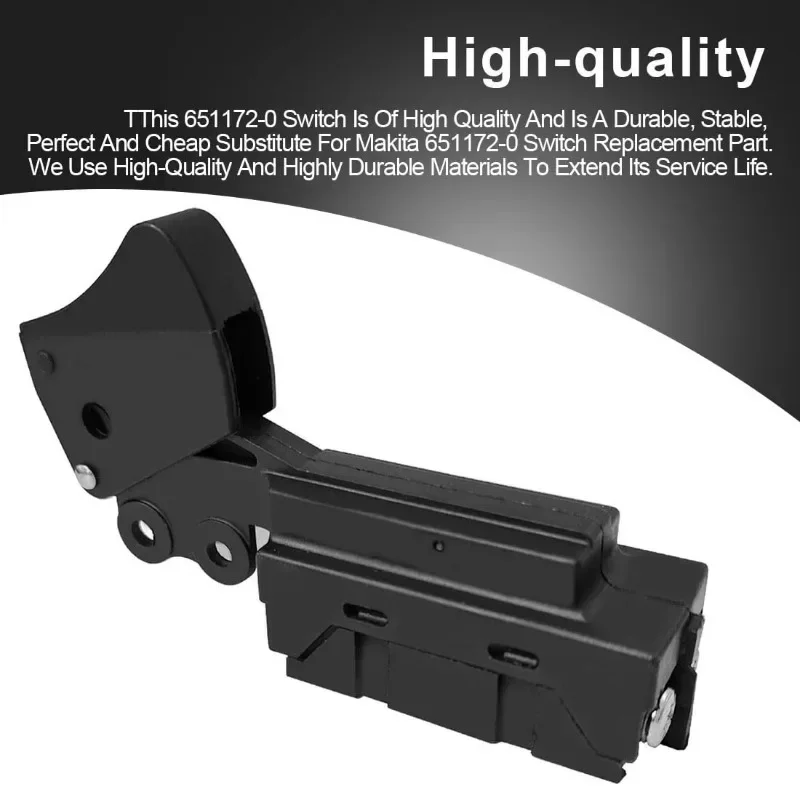 

Триггерный переключатель для Makita 651172 -0 651121 -7 651168 -1 Запасная часть триггерного переключателя 5007NB 5007S 5008NB Переключатель циркулярной пилы