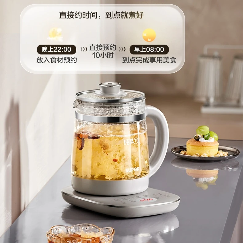 Pure titanium health pot stewing integrated constant temperature teapot office 0 coating flower teapot 2026 new