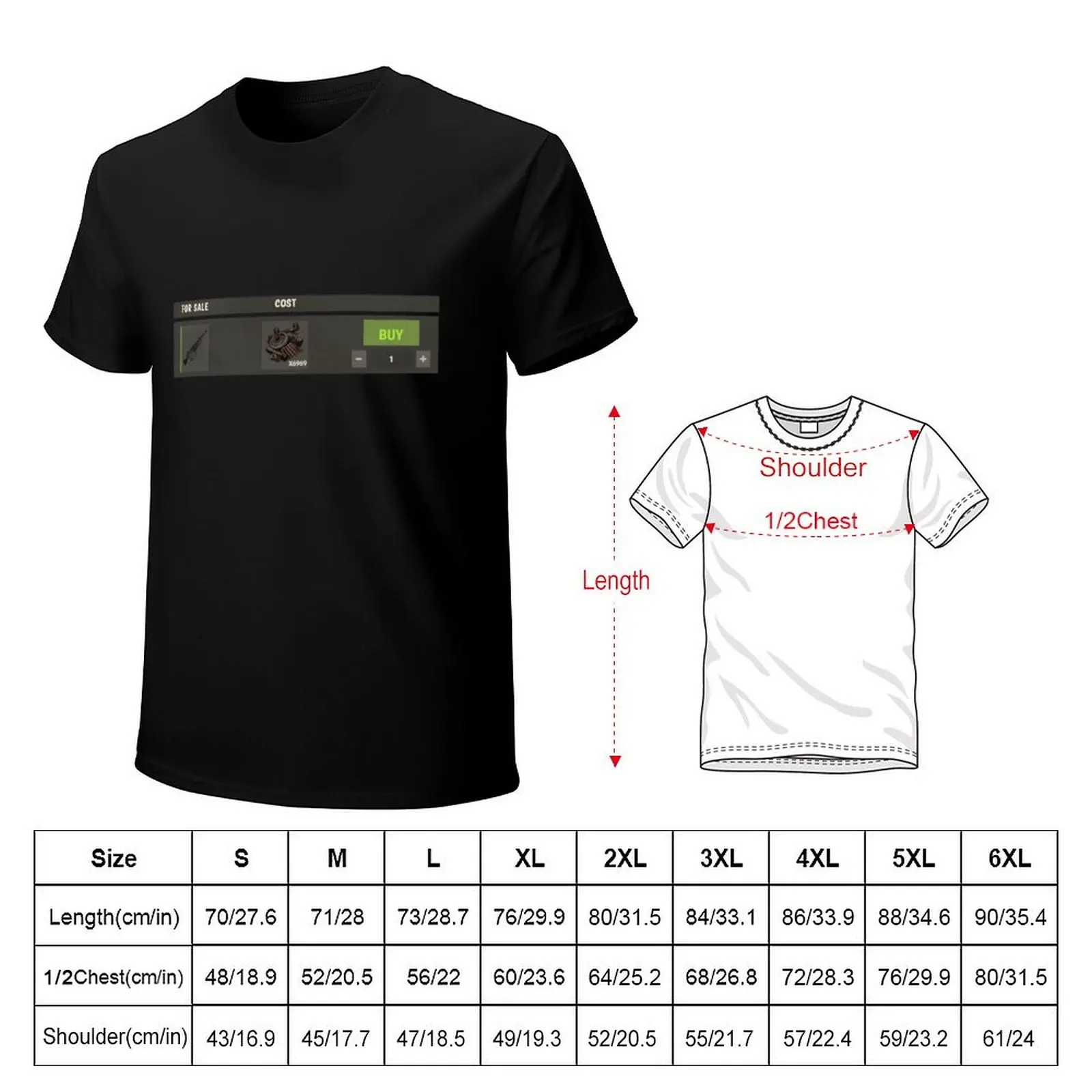 Rust M249 on vending machine selling for X6969 scrap T-Shirt Work Wear Lightweight Tee