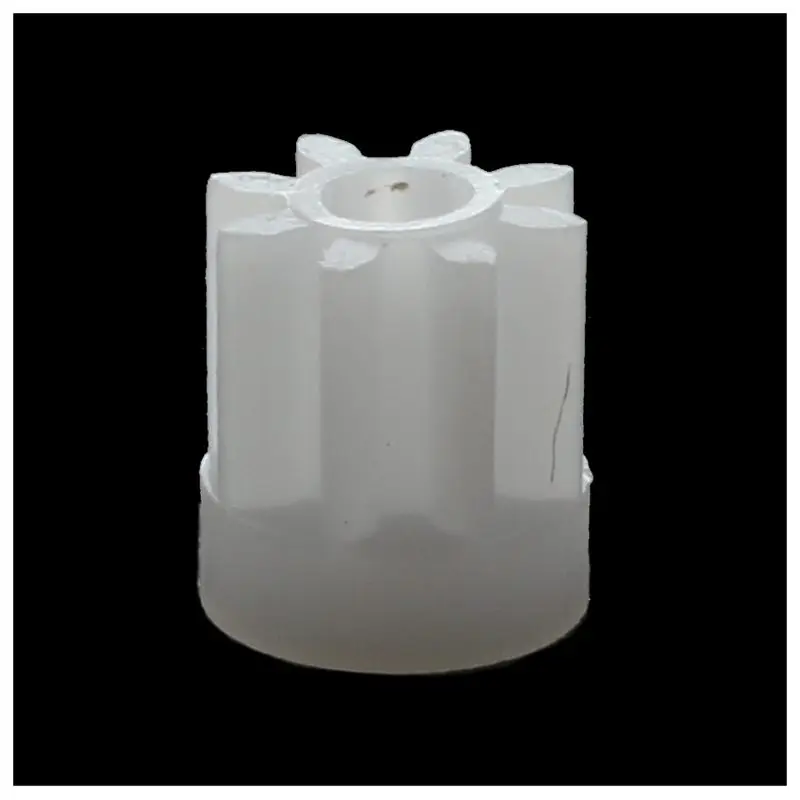 장난감 자동차 모터 샤프트용 플라스틱 기어 코그, 0.5 모듈러스, 8 톱니, 2mm, 30 개