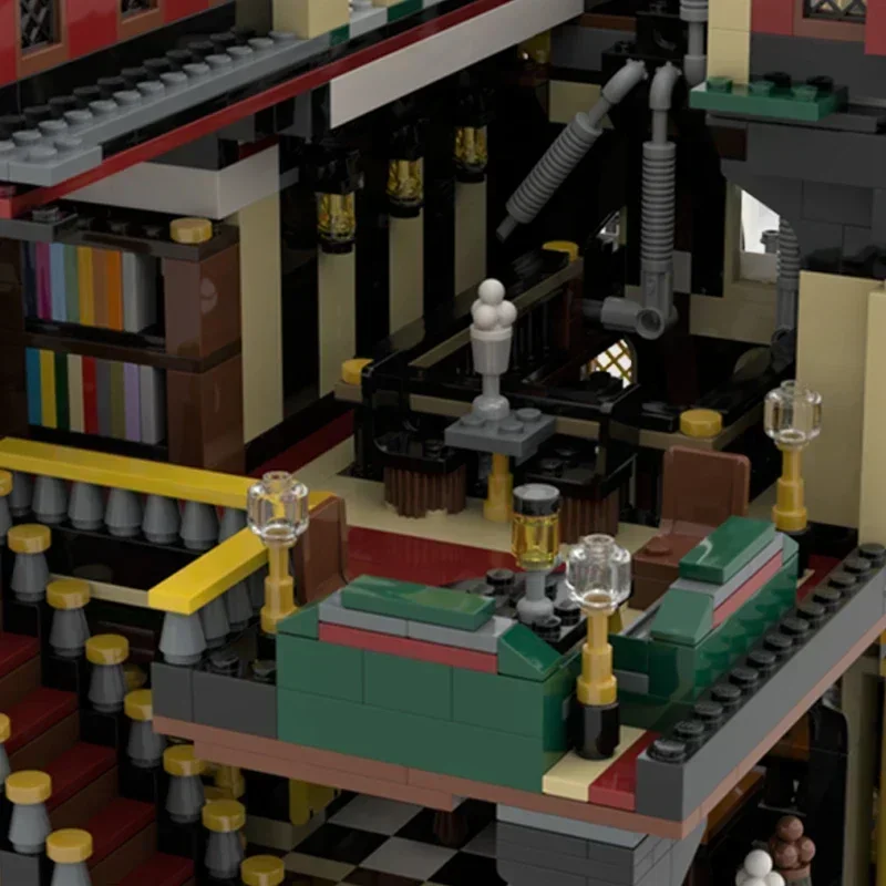 Briques de construction Moc Street View modèle bonbons usine technologie blocs modulaires cadeaux de vacances jouets pour enfants bricolage ensembles assemblage