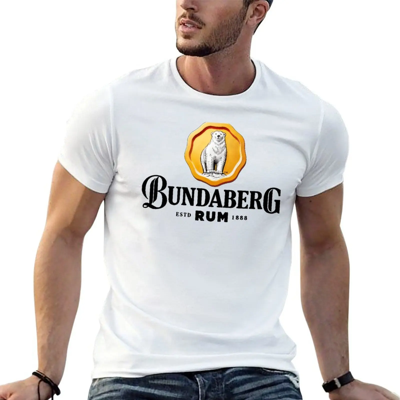 Exquisite Bundaberg Rum Design T-Shirt printed t shirts for man t shirts for man cotton t shirts for man pack white T-shirt