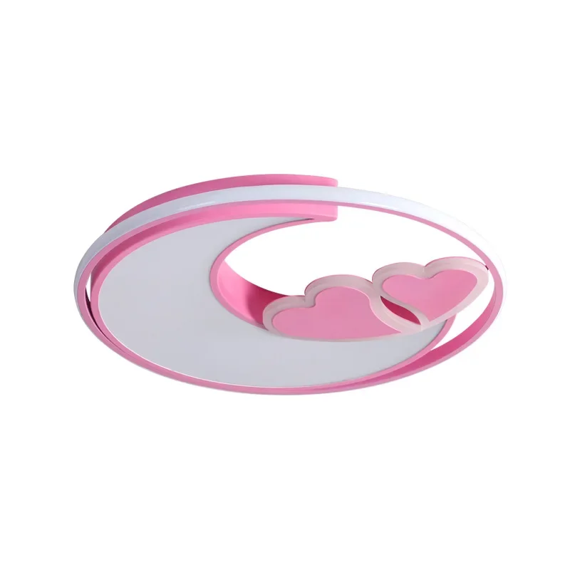 Heart Shape Ceiling Lights For Girls Room Kids Bedroom Light Ceiling Baby Room Girl Lamp Child Room Ceiling Light Princess Lamp