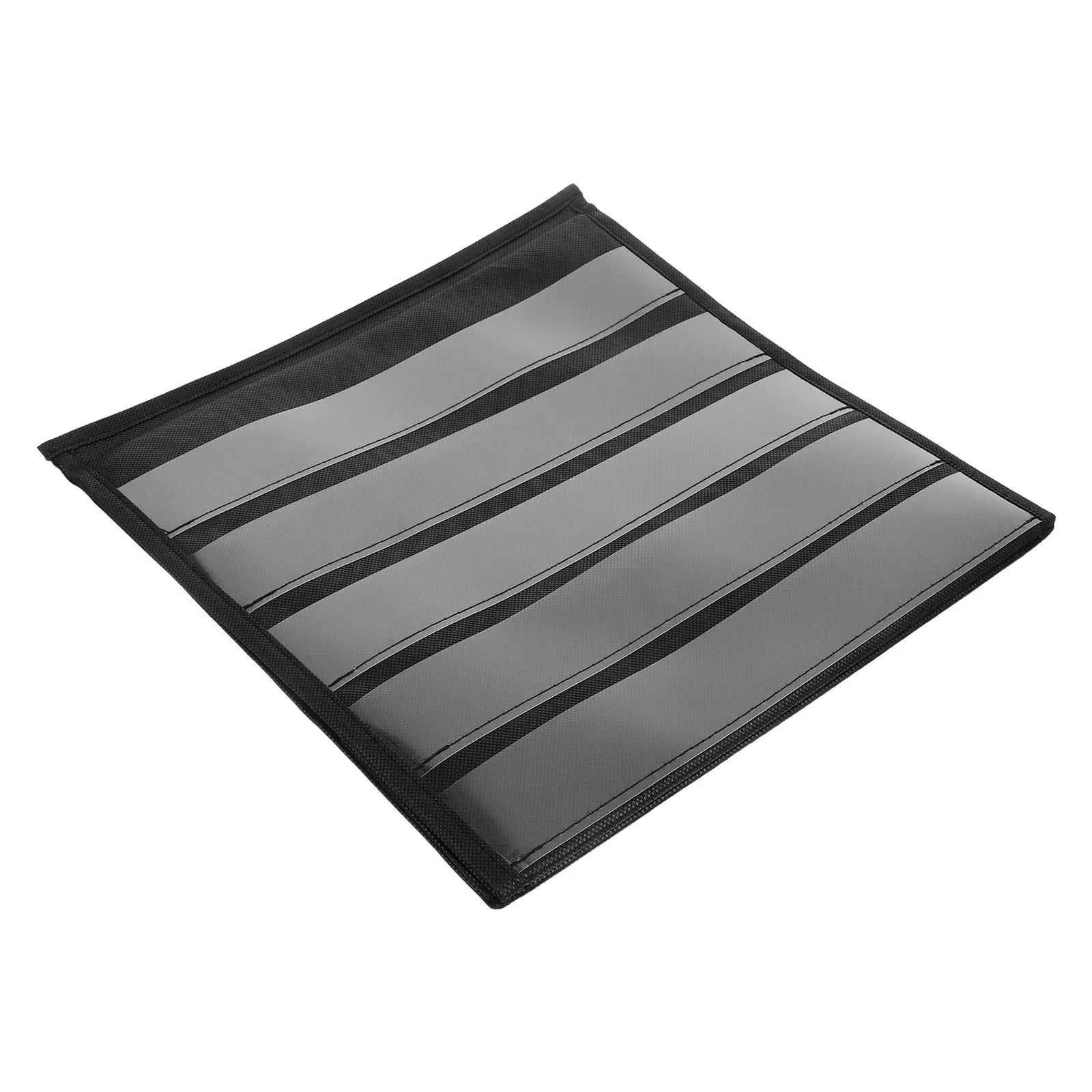 Tabletop Pocket Chart Stable Triangular Card Display Stand Large Capacity Double Sided Greeting Business Postcards Stickers