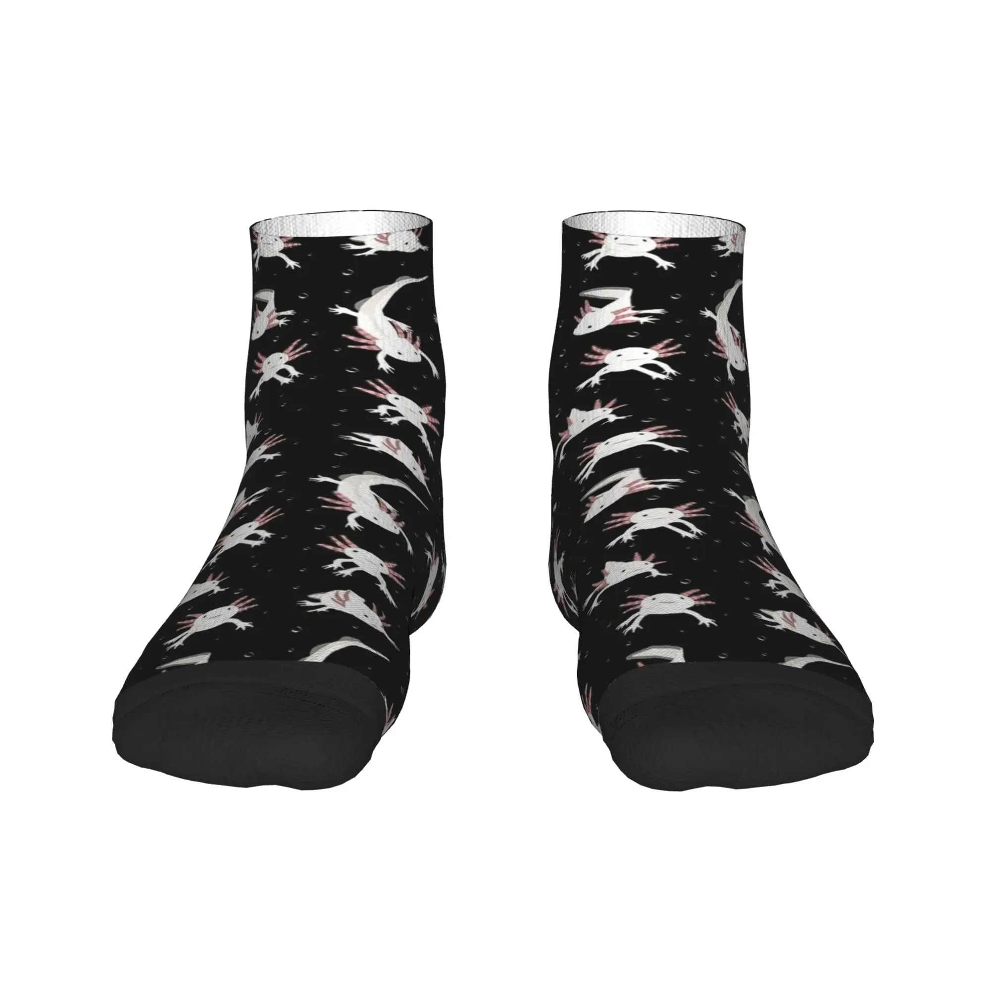 Men's Socks Cute Axolotls Print Harajuku Soft Breathable Ankle Sock Summer  Graphic Outdoor Sports Anti Skid Socks