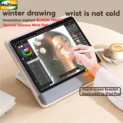 MoZhao Ipad Painting Stand Wooden Desktop Tablet Hand-painted Board 12.9 Inch Learning Support Tablet Stands Holder Computer