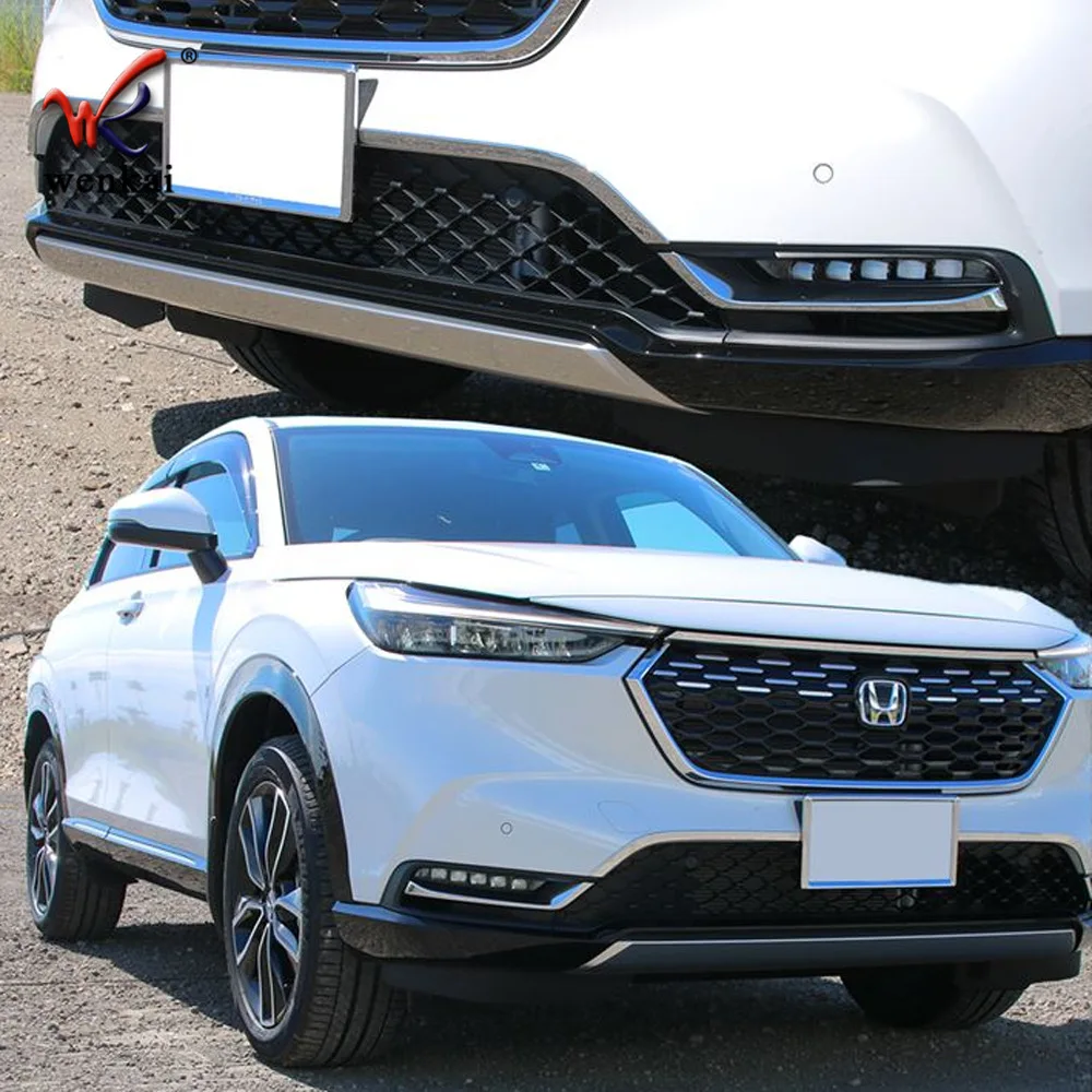 

Автомобильные аксессуары, Стайлинг для Honda Vezel HRV HR-V, передняя гоночная решетка, накладка на бампер, гарнир