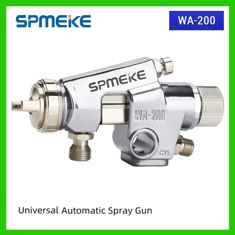 SPMEKE WA-200 Professional Automatic Paint Spray Gun Pneumatic Tool  Car Painting Power Tools Painting Sprayer with Robots Coat