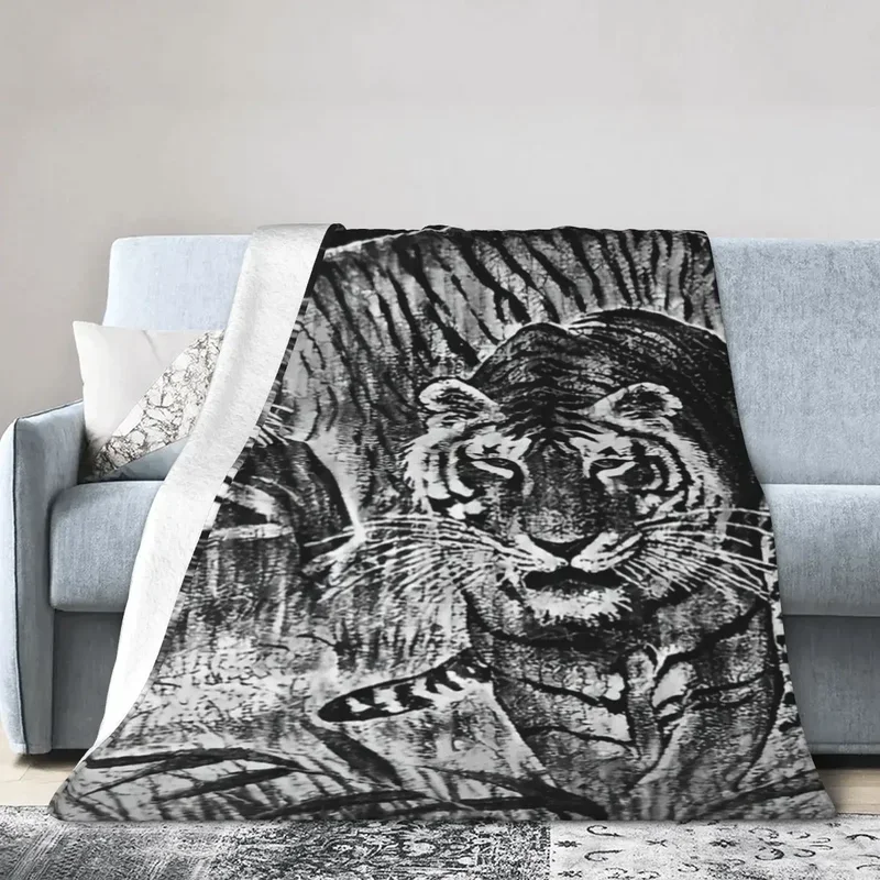 Cobija De Tigre Mexico Mexico Blanket Tiger Breast Blanket Soft Flannel Throw Blanket Bed For Picnic Travel Home