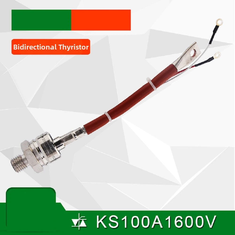 

1 шт. Силиконовый тиристор (SCR) 100А 1600В спирального типа KS100A с выводами, высоковольтный, силиконовый