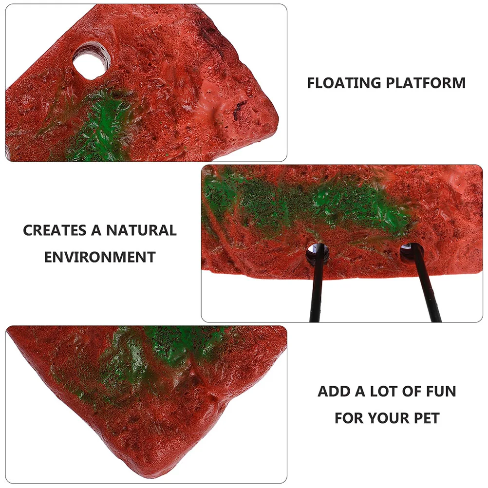 

1Set Suction Cup Turtle Basking Platform Lifting Resting Stand Aquarium Supplies Reptile Climbing Platform Fish Tank Decor