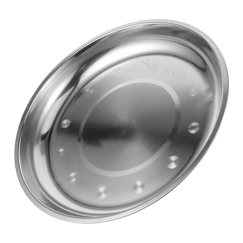 

Mechanical Tabletop Scale Stainless Steel Round Pan Robust Structure Mechanical Weight Pan Kitchen Laboratory Use