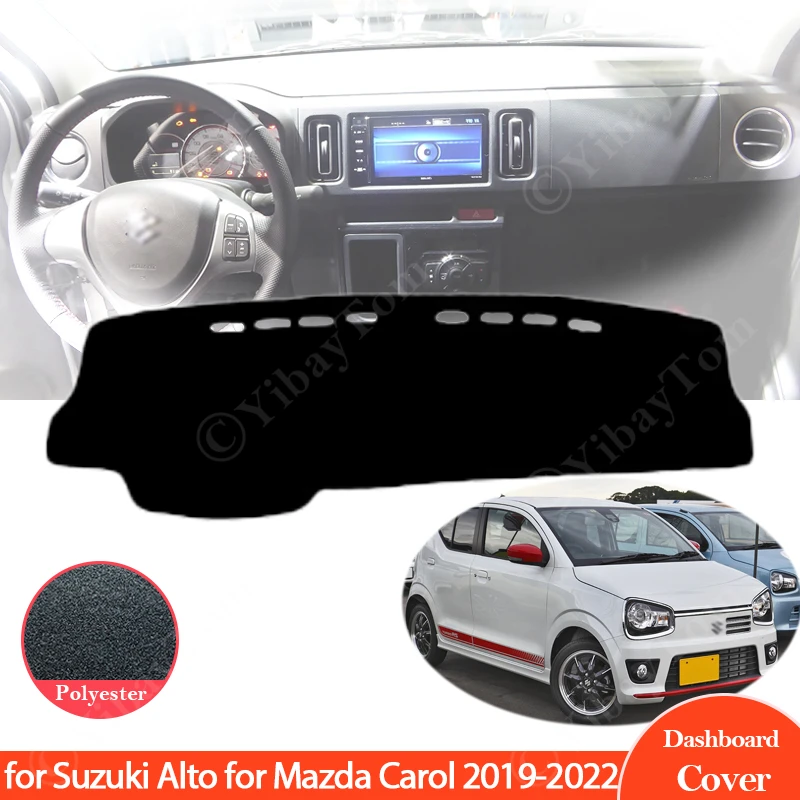 for Suzuki Alto for Mazda Carol 2019 2020 2021 2022 Anti-UV Mat Dashboard Cover Pad Sunshade Dashmat Carpet Dash Car Accessorie