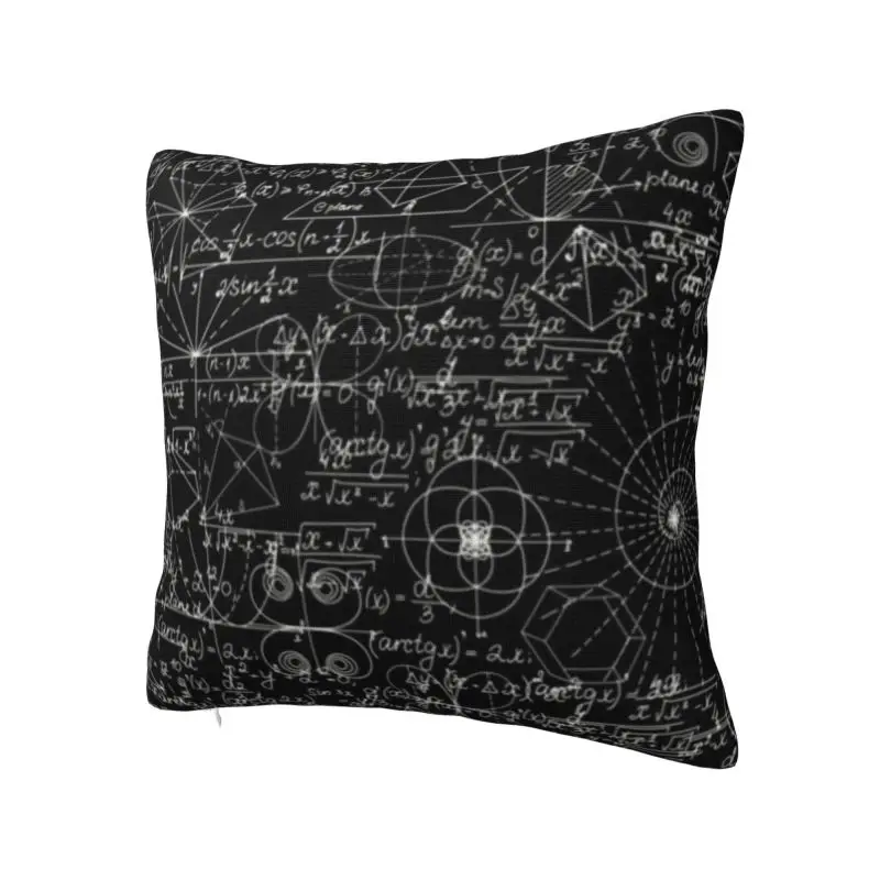 Custom Maths Nordic Science Physics Cushion Cover Polyester Chemistry Chemical Throw Pillow Case