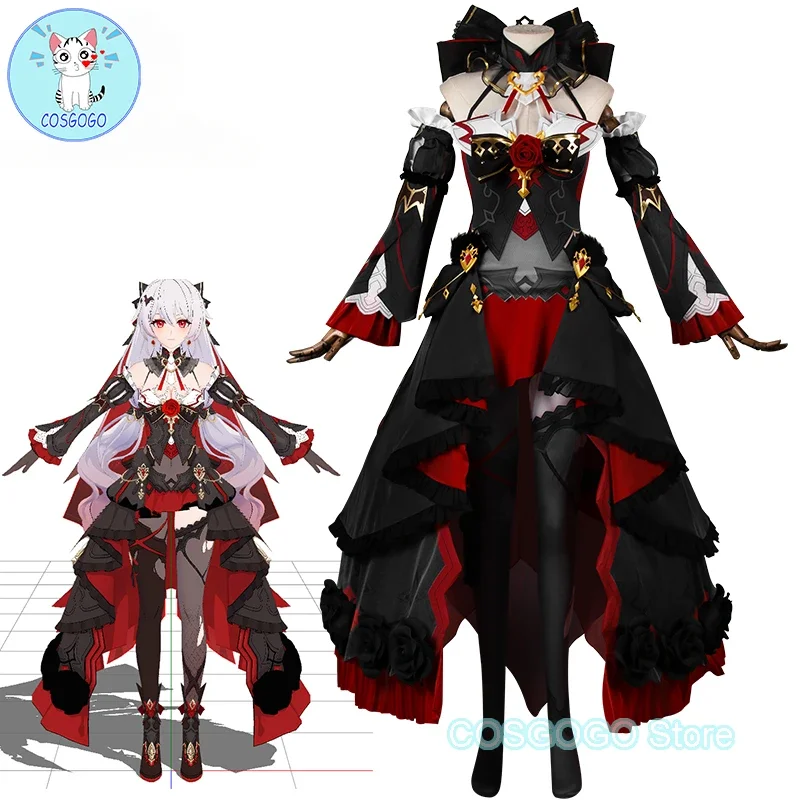 COSGOGO [Customized] Game Honkai:Star Rail Theresa Cosplay Costume Halloween Outfits Women Dress