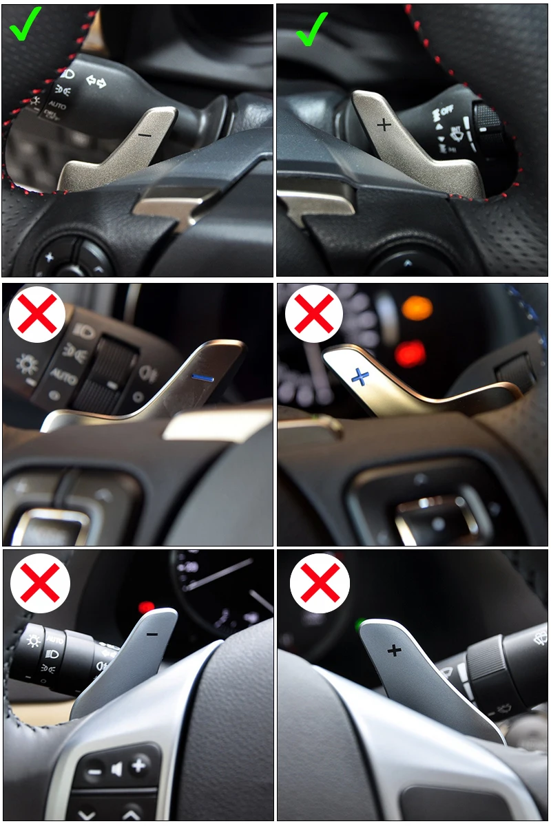 Abs Kohle faser Auto Lenkrad Paddel Schalt verlängerung für Lexus ist nx rc f Sport fsport is200t is250 is300 is350 is300h – Detail 2