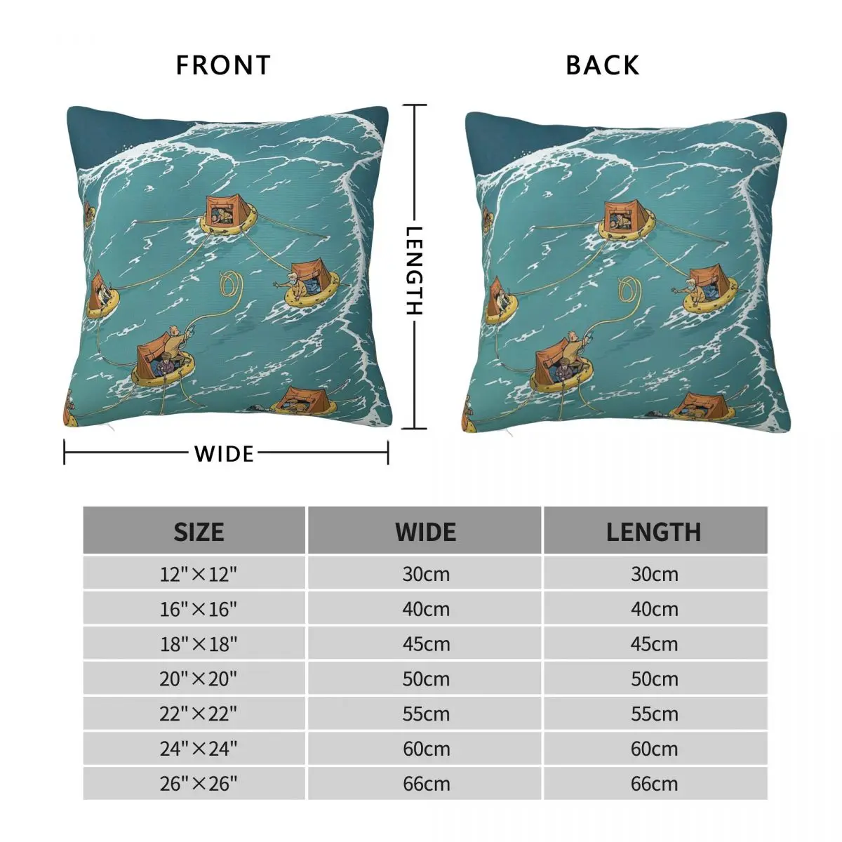 Holding Together Keeping Apart Square Pillowcase Polyester Linen Velvet Pattern Zip Decor Sofa Cushion Cover