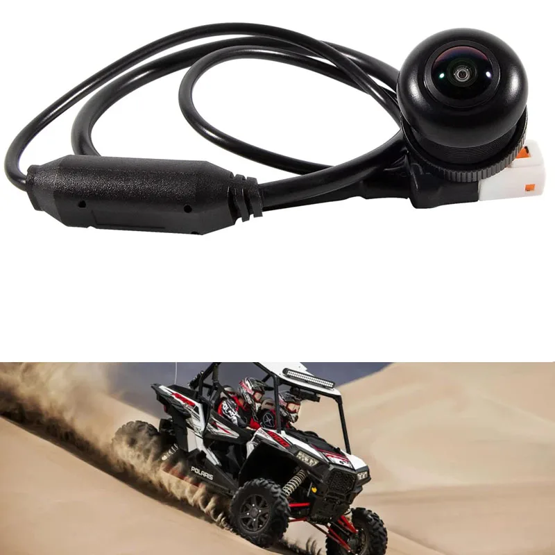 

HD Waterproof Wide-Angle Front Camera Fit for Polaris RZR PRO XP Turbo 1000 900 PRO R for 7" Ride Command ,Plug and Play