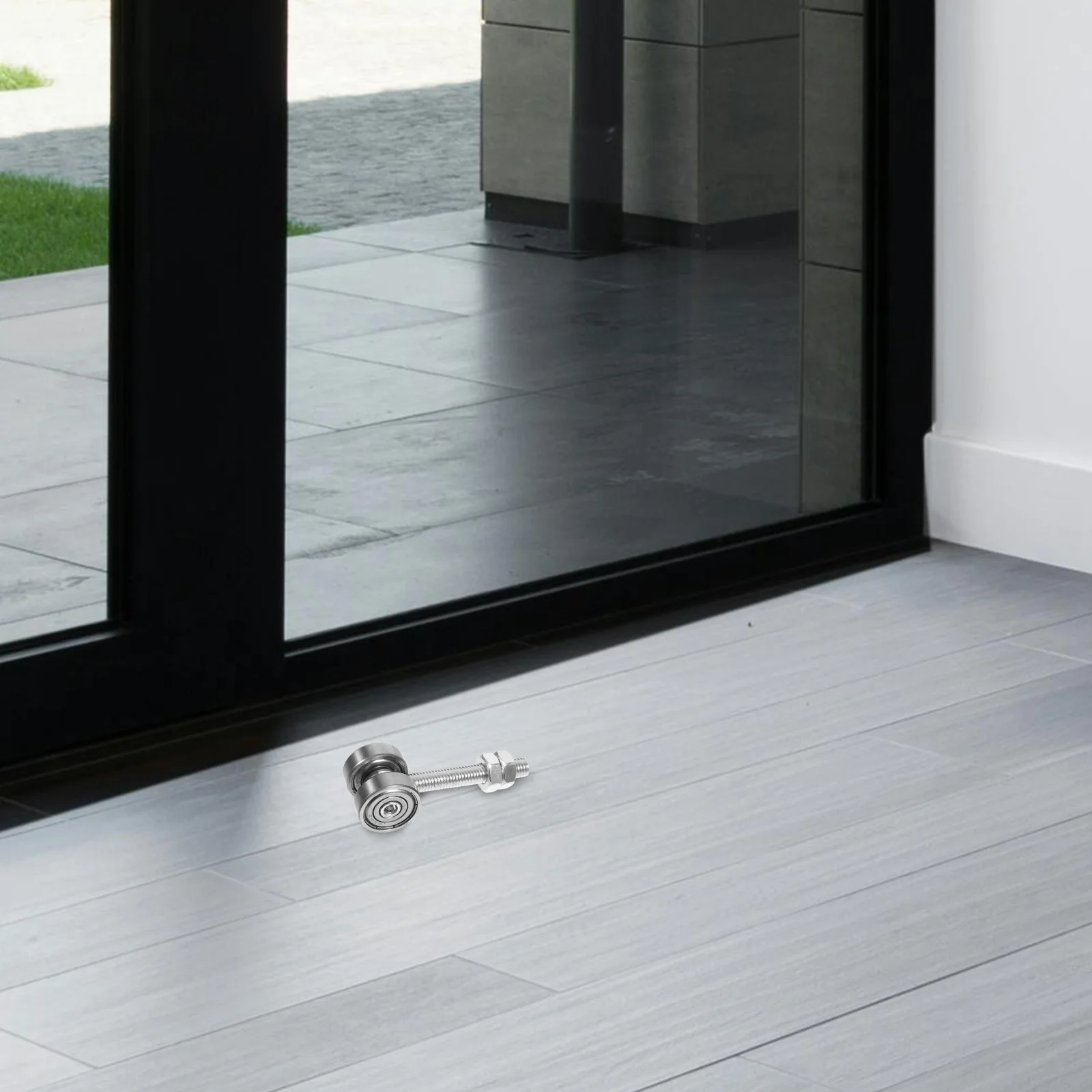 Sliding Door Hanging Wheel Trolley Assembly Replacement 700X250X250CM Steel Bearing Roller Strut Channel